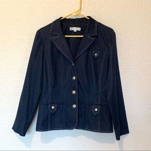 Dress Barn Denim Coat/Blazer